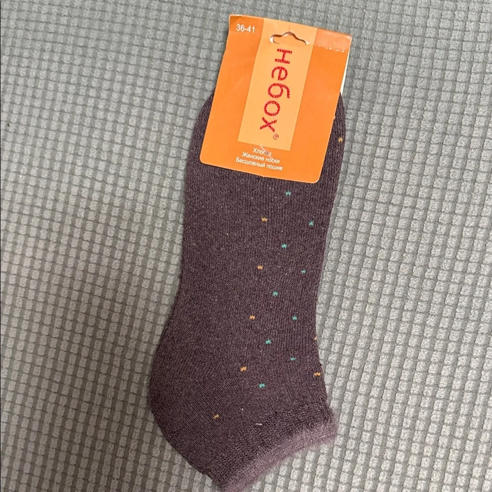 Gray Women’s Socks Size M-L Cotton 80%